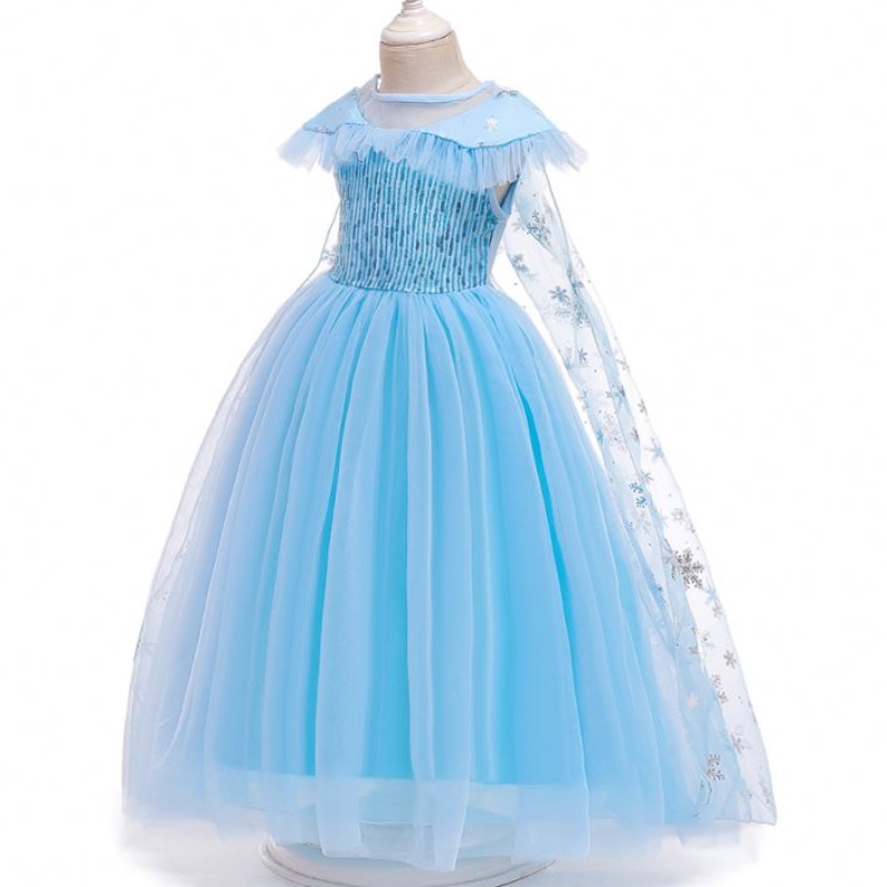 Baigeny produkt prinsessan kostym barn maskerad elsa anna mode flicka kostym fest klänning flickor