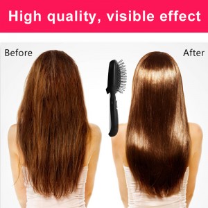 Negativ jon rätningskam