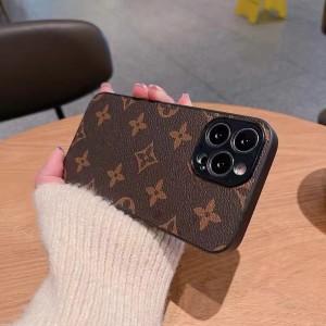 Dennya produkten är lämplig för Apple iPhone14Pro Luxury Mobiltelefonfodral och Big Brand Imitation Leather Fall Proof Protective Mobile Läderfodral