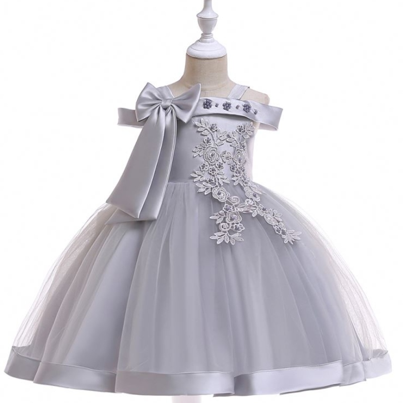 Baige Hot Sale Off Shoulder Frock Design Ball Balls For Girls 10 Year Old L5081