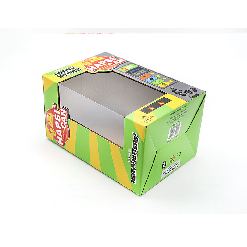 Elektroniska leksaker Korrugerad papperslåda Förpackning Utskrift Transparent Window Design High-End Custom