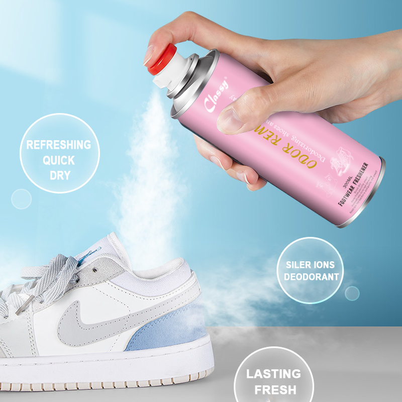 Ny snygg högeffektiva skor deodorant sprayskor parfymskor vård produkt