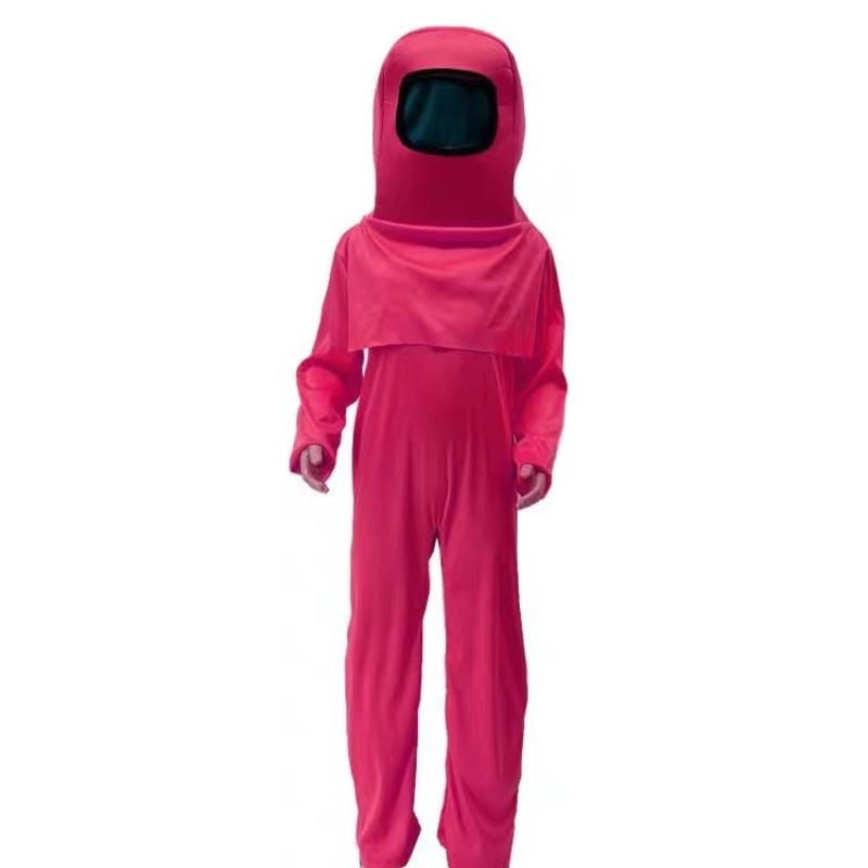 Hot Game bland oss ​​Cosplay Costume Halloween Party Space Astronaut Undercover Impostor Clothing for Children Dress Up Ryggsäck