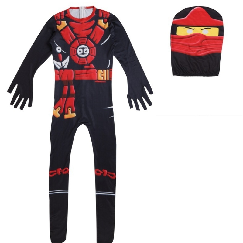 Pojkar kostymer barn fancy fest klä upp karneval halloween kostym för barn cosplay superhjälte jumpsuit