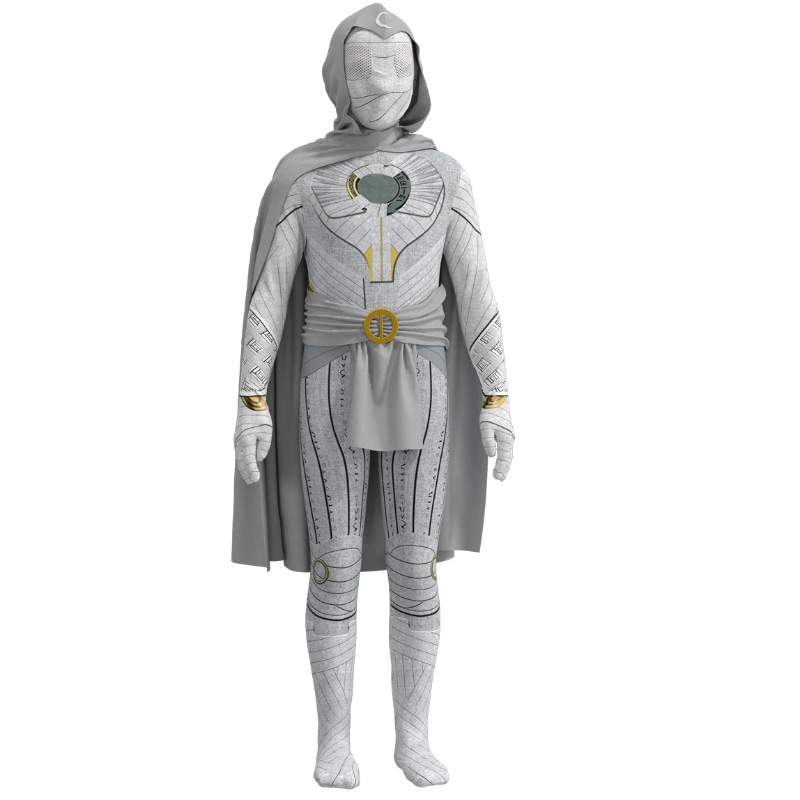 Barn Knight Costume Cosplay Suit med kappa för vuxen Halloween -kostym