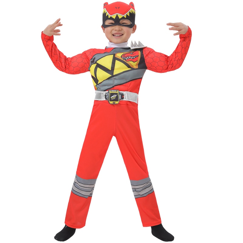 Red Power Rangers kostym för småbarn officiella licensierade Red Ranger