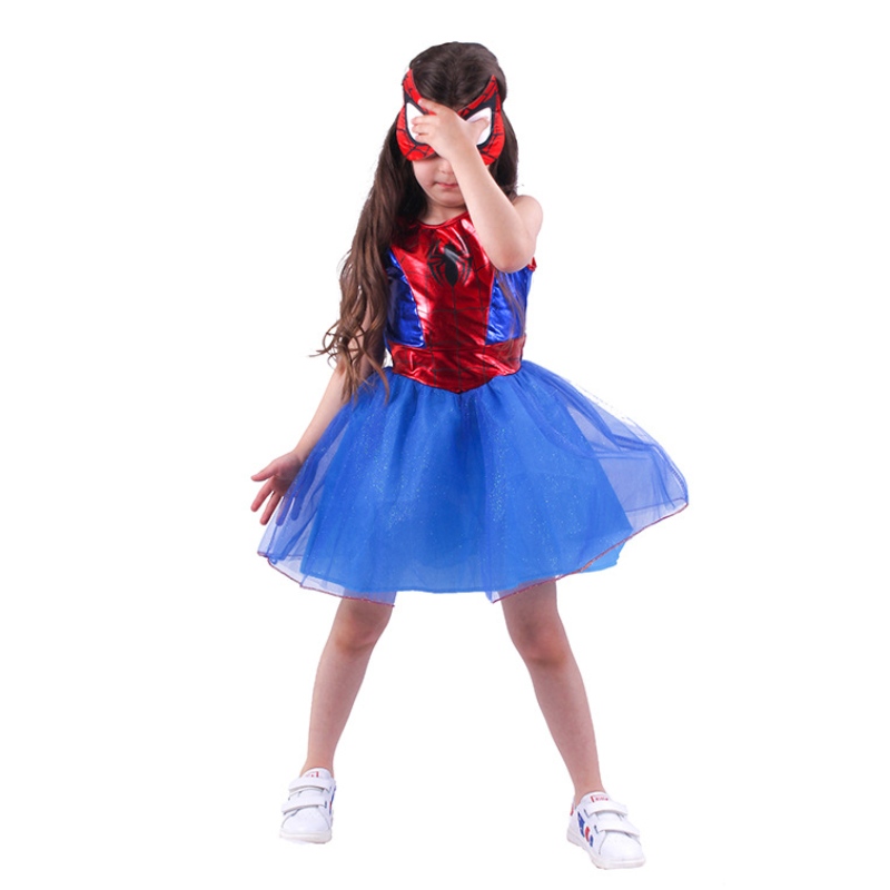 Barnens dag Spider Girls Cosplay Costumes Costume For Kids Birthday Fancy Party