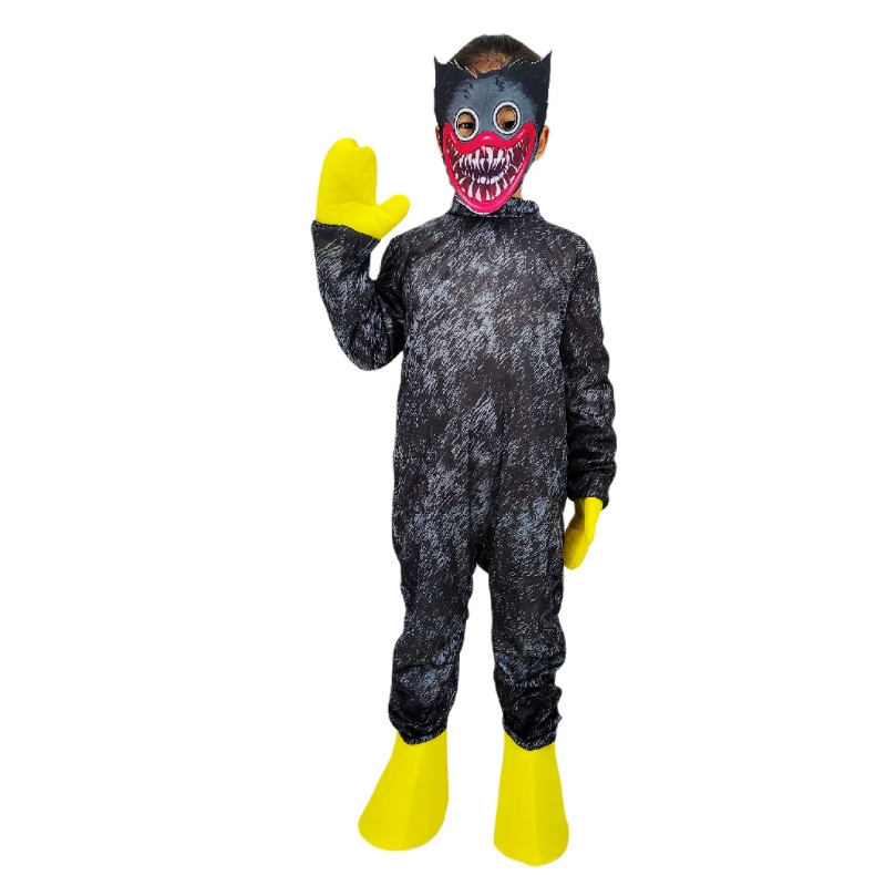 Vallmo playtime cosplay kläder pojkar flickor spel skräck peluche kläder halloween kostym för barn