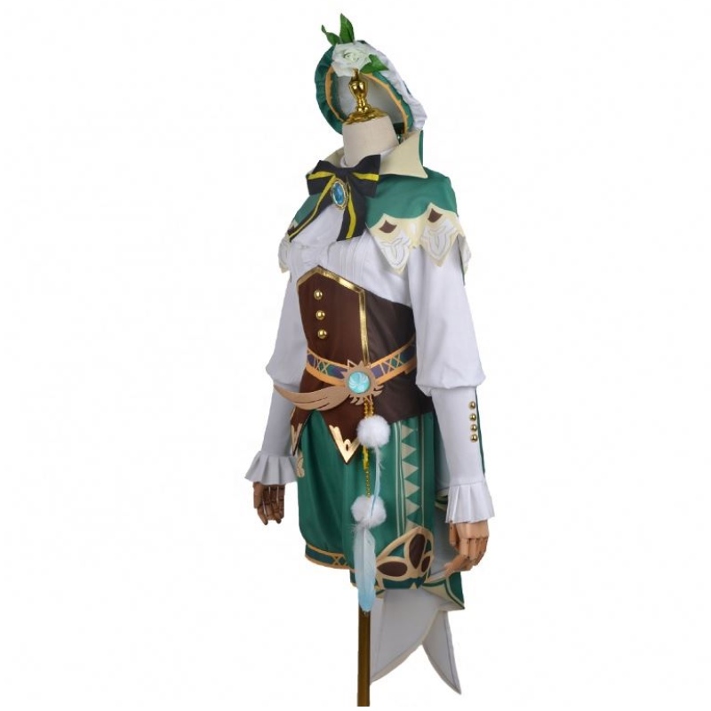 2022 Nya speluppsättningar Halloween Birthday Carnival Party Props Genshin Impact Barbatos passar cosplaydräkt