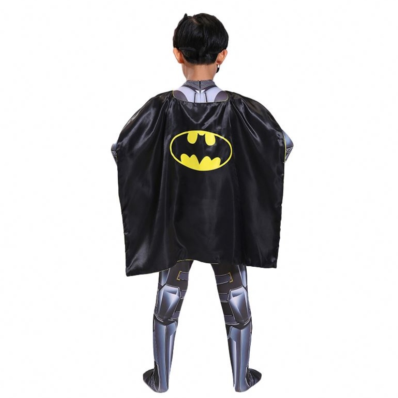 Klassisk stil TV&film barn manlig actionfigur superhjälte Avenger Halloween Party Man Jumpsuit Anime Comic Bat cosplay kostymer