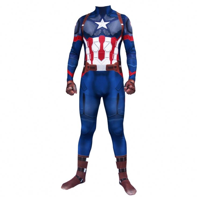 Avenger Winter Guard For Halloween Kids&men America TV&movie Game Cosplay China Factory Supply Tights Captain Costume