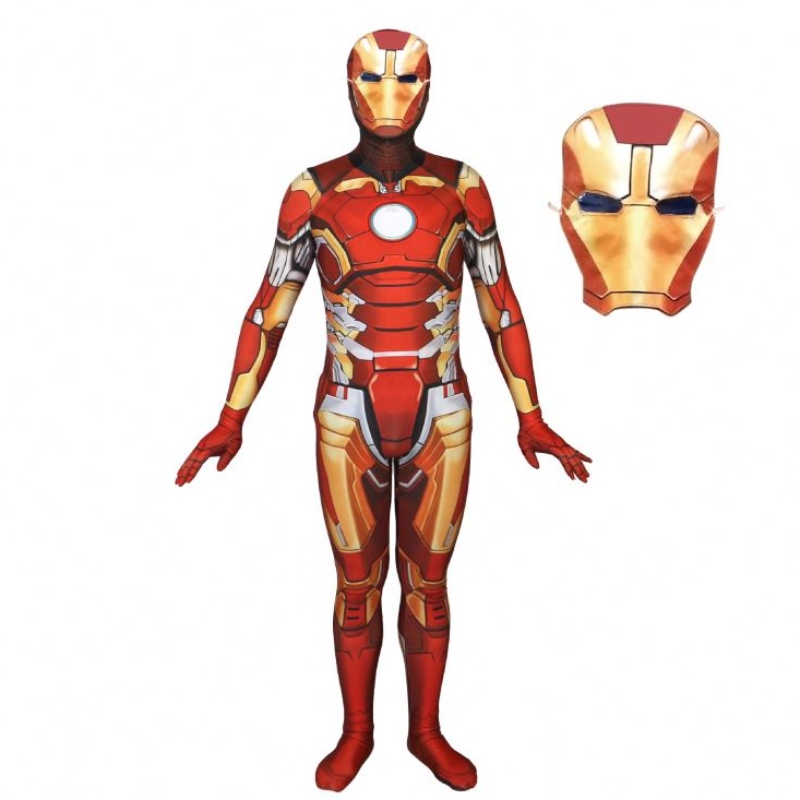 Super Hero Cosplay Iron Suits For Kids Halloween Carnival Birthday Party Performance Jumpsuit Cosplay Children \\ 's kostymer