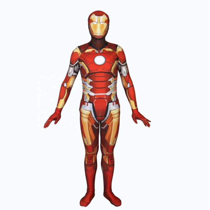 Super Hero Cosplay Iron Suits For Kids Halloween Carnival Birthday Party Performance Jumpsuit Cosplay Children \\ 's kostymer