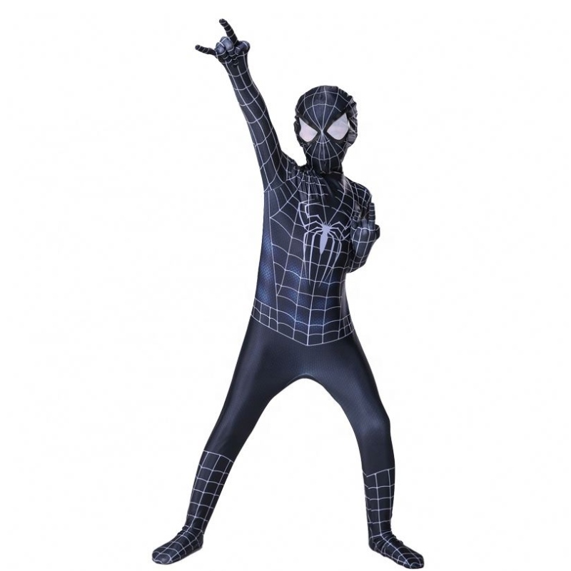 Högkvalitativ plus -jumpsuit Halloween cosplayuppsättningar för män traje spindel man spandex tv&movie dräkt