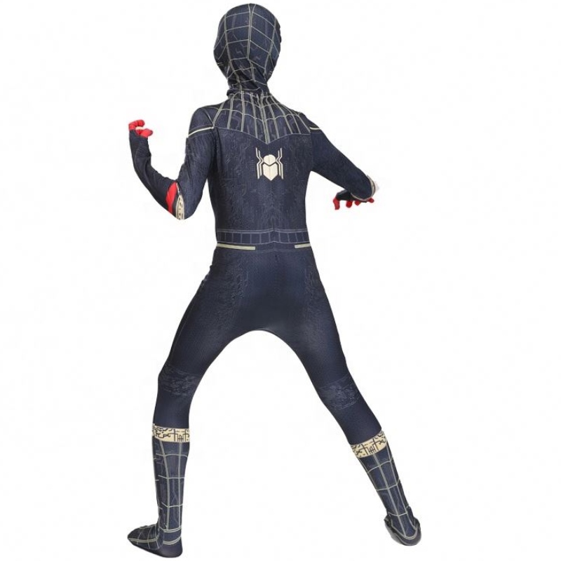 Factory Plus Size Jumpsuit Halloween Cosplay Set Black Spider Man Movie Costumes Novelty&Special Use Costume