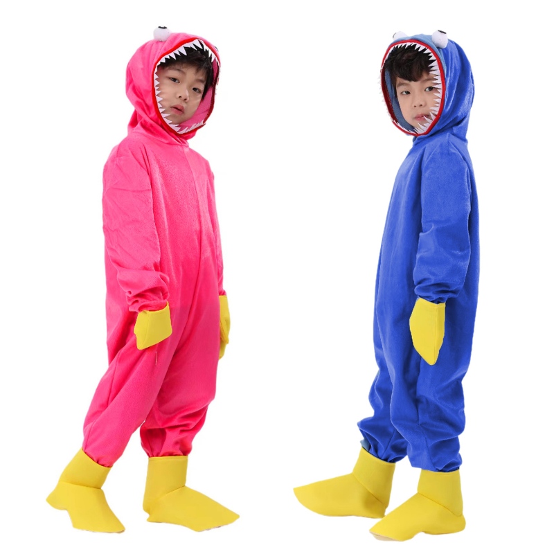 2022 Steam Poppy's Play Time Hugg y och Wuggy Kids Costume Children Performance for Boy