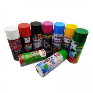 OEM 200 ml 300 ml 400 ml 450 ml billig sprayfärg graffiti sprayfärg krom sprayfärg