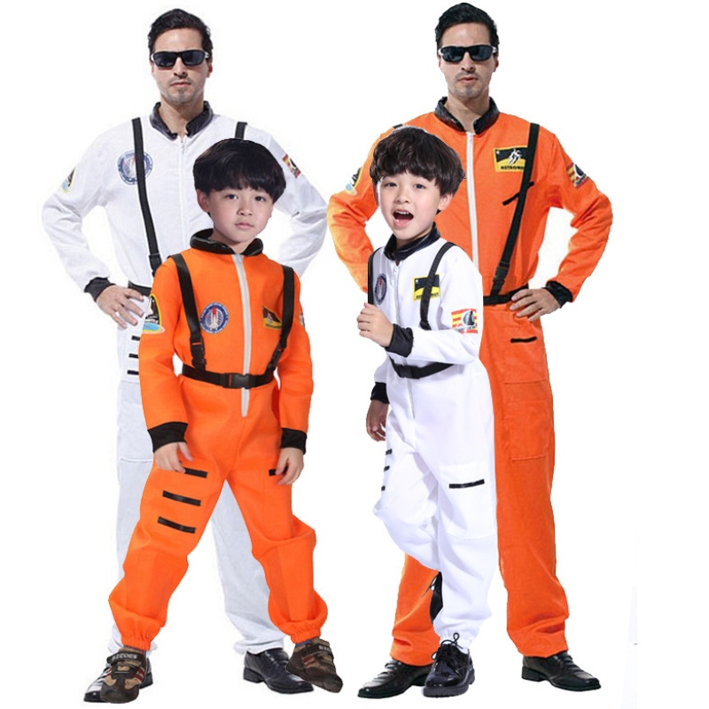 2022 Hot2022 Hot Sale Halloween Costumes For Man Astronaut Spacesuit Orange and White Costume Cosmonaut Cosplay Costumes Sale Halloween Costumes For Man Astronaut Spacesuit Orange and White Costume Cosmonaut Cosplay Costumes