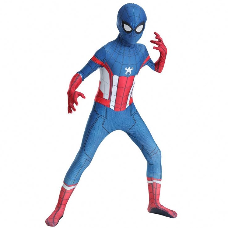 Hetaste Halloween Party Kids&astults TV&movie Superhero Cosplay Factory Direct Supply Anime Fantastisk Spider-Man-dräkt med mask