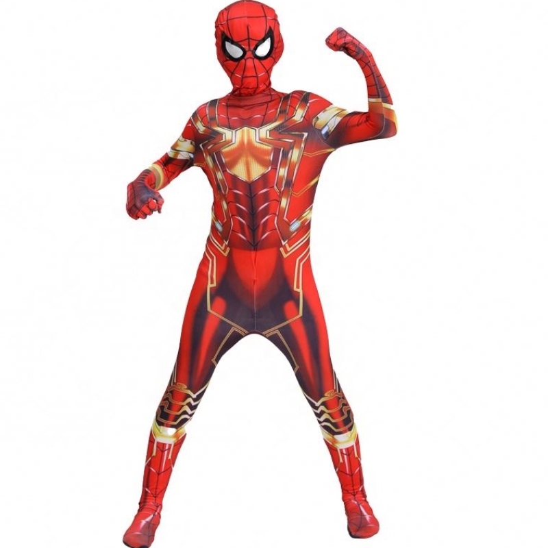 Olika Halloween -kostymer Kids Performance Wear Anime Spandex TV&movie Spiderman Kids Superhero Costumes