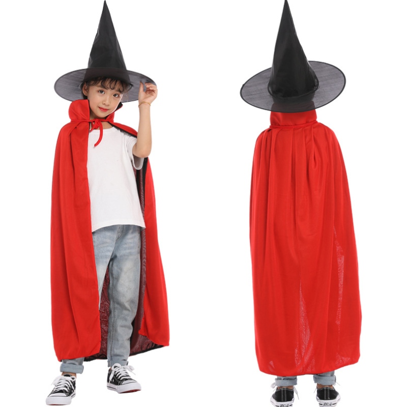 2022 Hot Selling Wholesale Halloween Christmas Hero Cape Children Halloween Set of Superhero Silk Cape