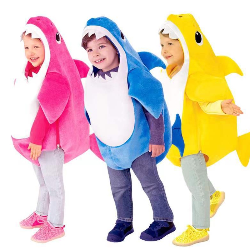 Halloween Children's Shark Costume Baby Onesie Cosplay Shark Costume