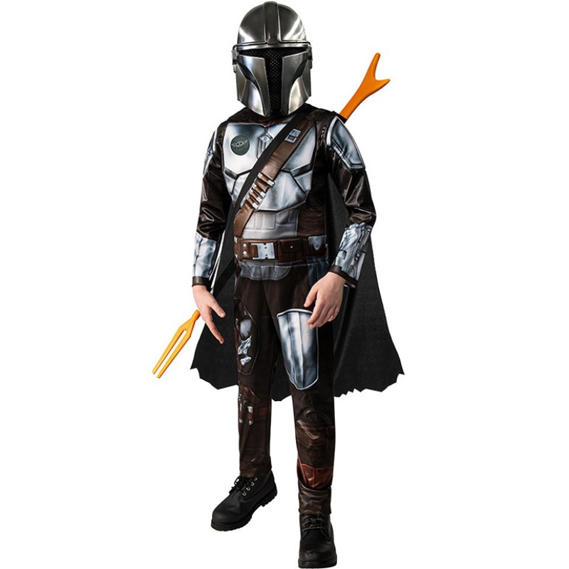 Hot Selling Galactic Bounty Hunter Mandalorian Child Cosplay Costume för Halloween