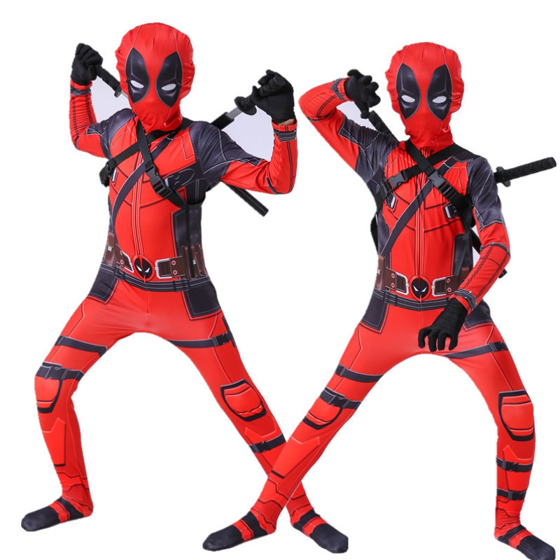 Halloween Boys Party Costume Marvel Death Costume Children Karaktär Halloween Superhjälte kostym