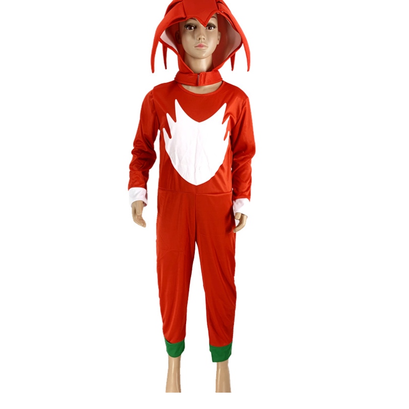 Boy Girl Sonic Hedgehog Costume Sonic Costume Kids Halloween Party Game Cosplay Children Blue Sonic Jumpsuit