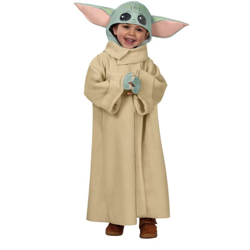 Film cosplay Mandalorian Child Costume baby yoda kostym för Halloween