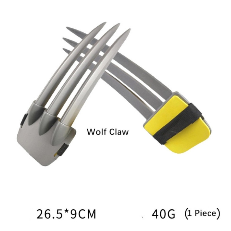 Wolverine Plastic Claw Facespiece Cloak Weapon Halloween Cosplay Party Toys