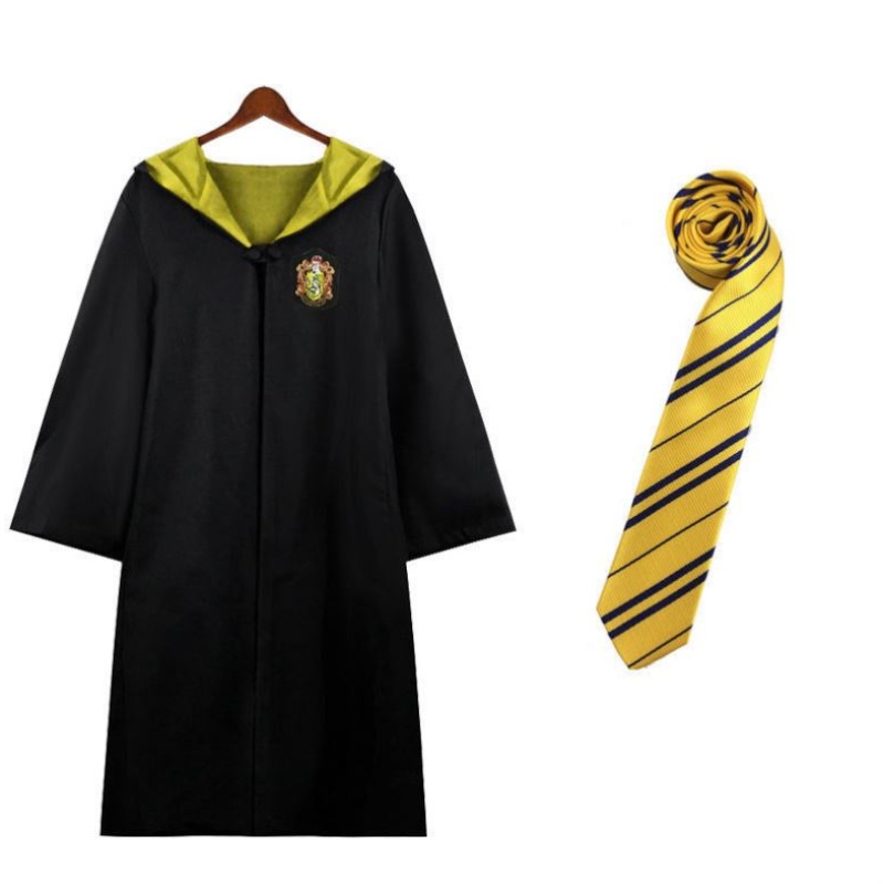 Ny ankomst Harry Cosplay Costume Kids and Adult Potter Robe for Halloween Party Costumes