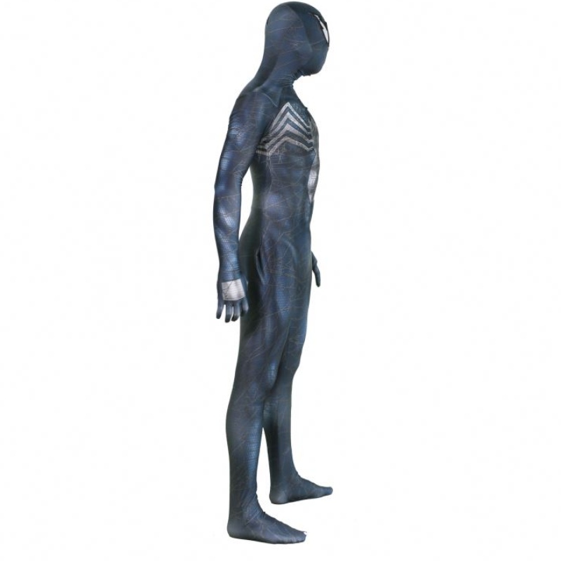 Black Zentai Suit Halloween Carnival Birthday Party Props Novelty&Special Use Symbiote Spiderman Venom Costume