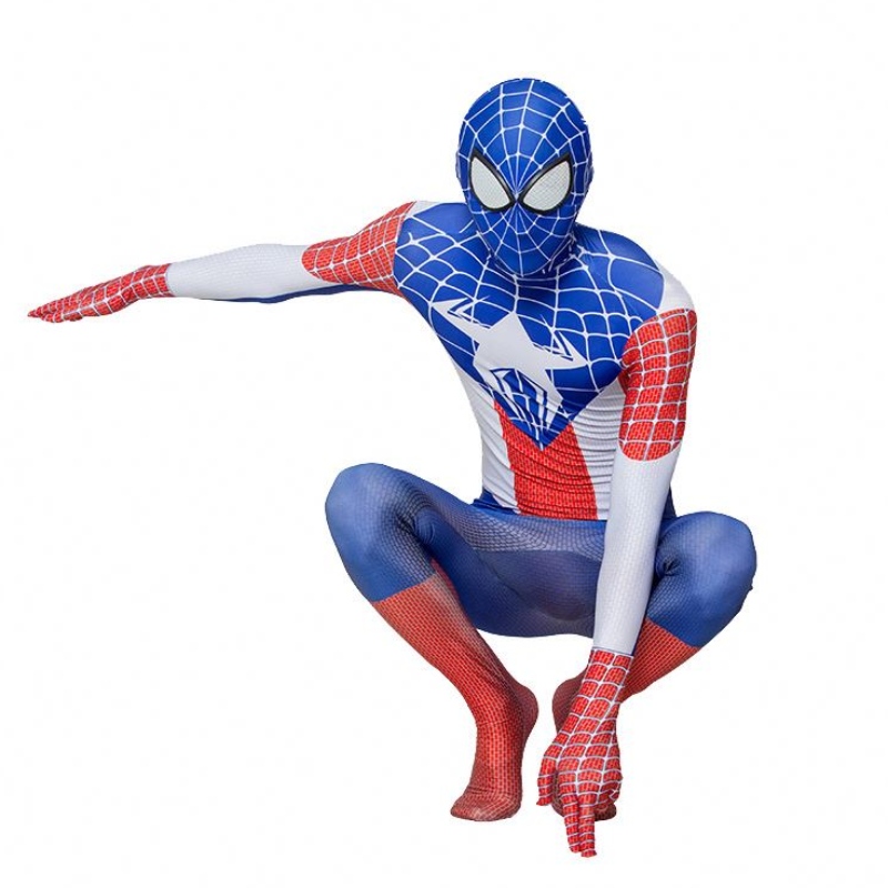 Cosplay Costumes Halloween Spiderman Party Wear Marvel Factory Customization Bodysuit Tights Party