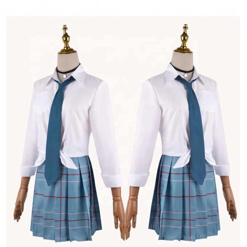 Anime min klänning älskling marin kitagawa cosplay kostym skol uniform kjol kläder halloween karneval kostym