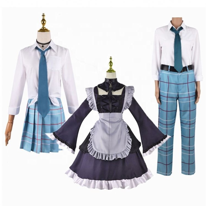 Anime min klänning älskling marin kitagawa cosplay kostym skol uniform kjol kläder halloween karneval kostym