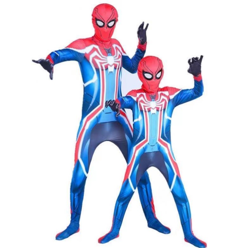 Superhjälte Spider-Man Children passar Cosplay Spider-Man Costume Kids Boysnyaste Halloween Carnival Costume