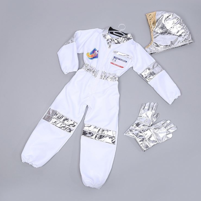 Boy Girl Halloween Costume Jumpsuit Cosplay Astronaut Costume for Kids HCBC-025