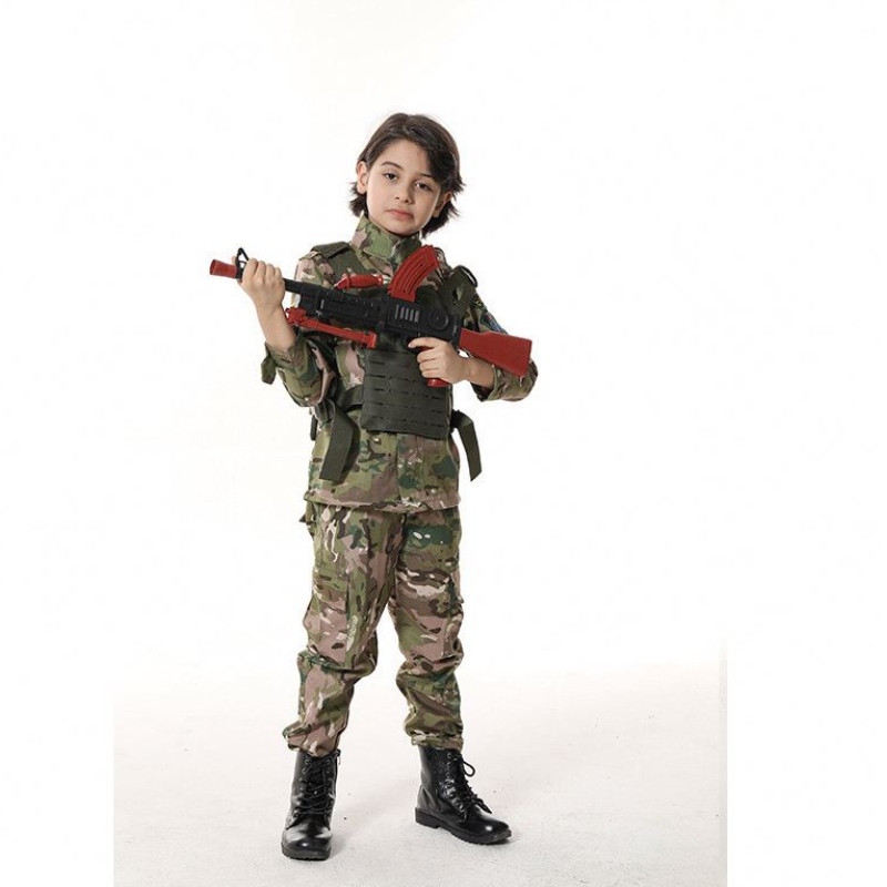 Halloween Carnival Costumes Children's Anti-Terrorist Special Uniforms Cosplay olika professionella uniformer