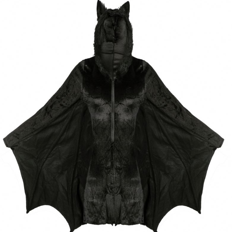 Kvinnor Cosplay Costume Bat Vampire Uniforms för Halloween Party Costume