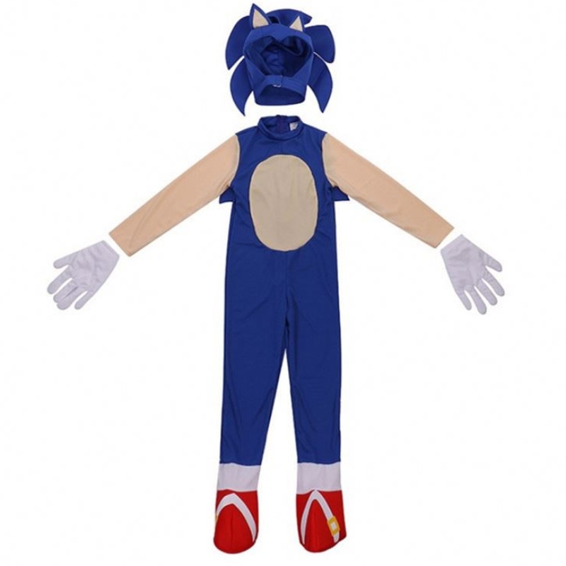 Onic Halloween Children's Costume Sonic The Hedgehog Cartoon Sonic Boy Cosplay Game Performance Costume