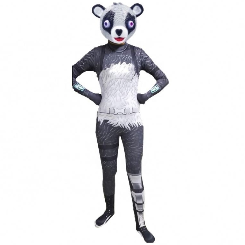 Ny snygg fabrik direkt het försäljning kuddlag ledare jumpsuit kvinnlig skalle trupper bodysuit för vuxna fortnite cosplay costume