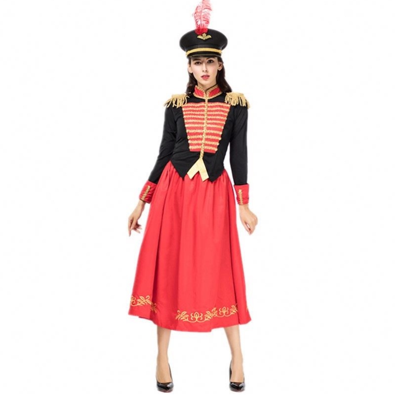 Halloween Carnival Costume Cos Nutcracker med fyra kungar och kvinnlig Knight Dress Anime Costume