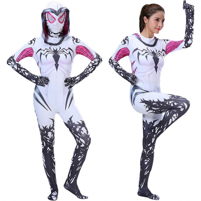 2022 Ny design elastisk och andningsbar elastisk och andbar gift bodysuit kostymer fest cosplay