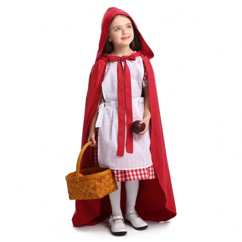 Novelties Barn saga kläddräkt Little Red Riding Hood Costume DGHC-071