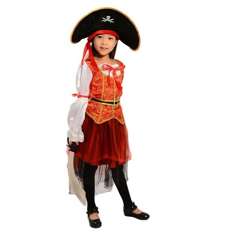 2022 GIRL KID ROLE ROLE PLASS UPP SET PIRATES OF THE CARIBBAN COSTYM HCVM-006