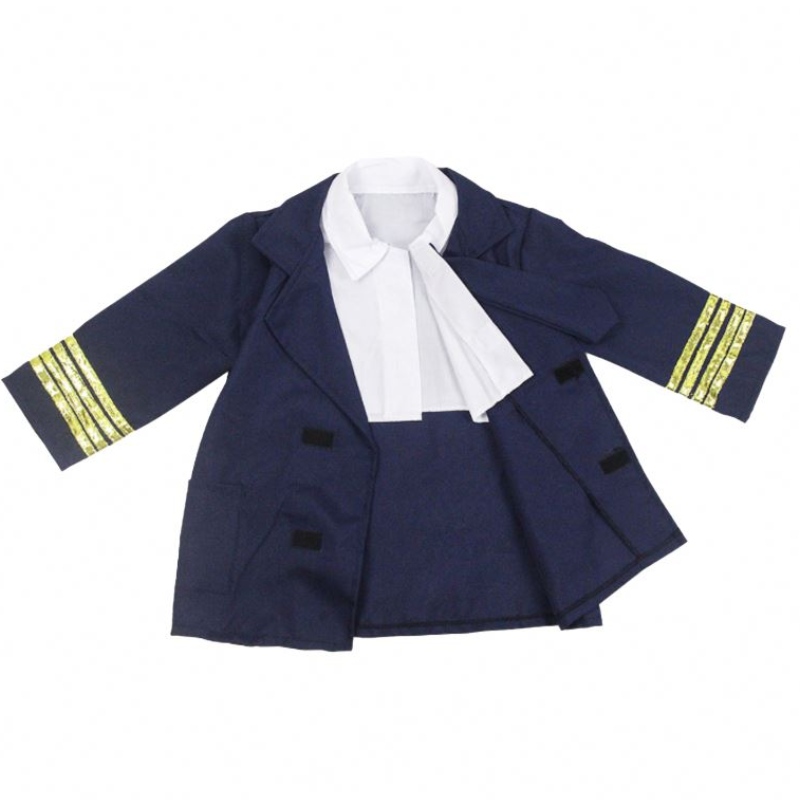 Boy Halloween Dress Up Set Kids Pilot Costume med tillbehör HCBC-006