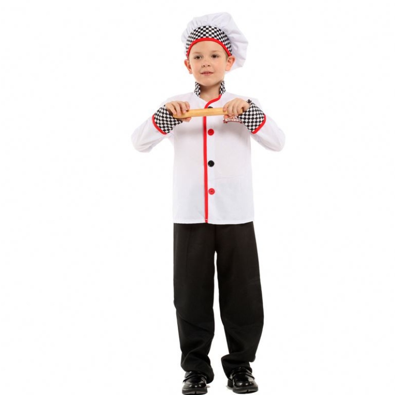 Kock Roll Play Boy Girl Kids Chef Costume HCBC-008
