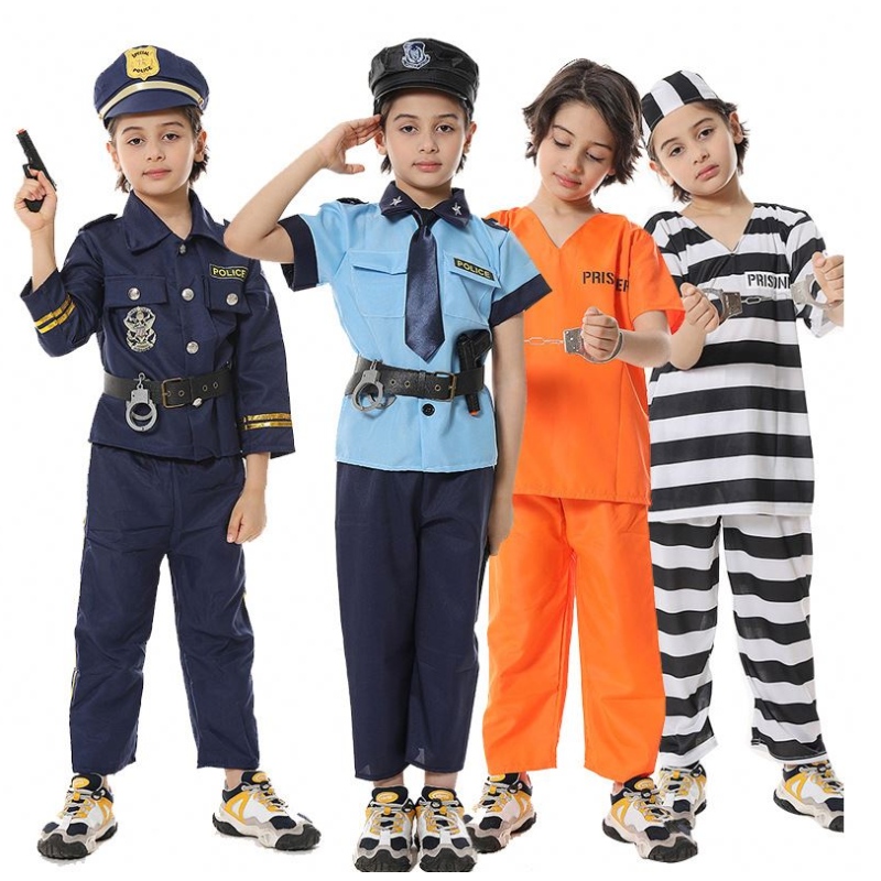 Halloween klä upp polisen låtsas spela Set Kids Police Costume for Boys HCBC-005