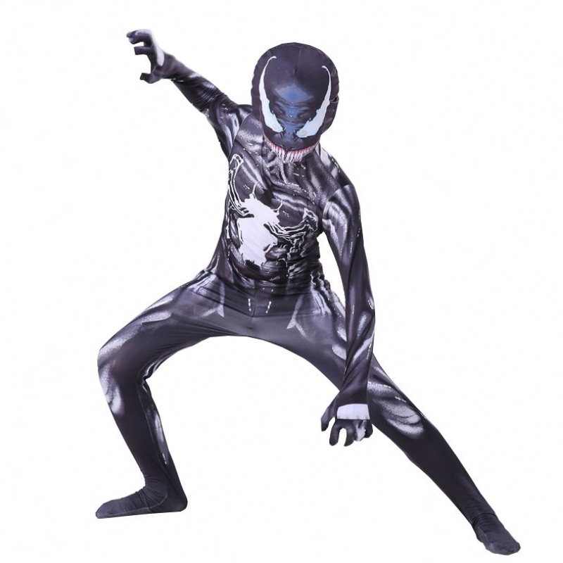 Ny Venom Costume Kids Suit Jumpsuit Boys Symbiote Spiderman Costumes Superheros Cosplay Halloween Costumes for Adult